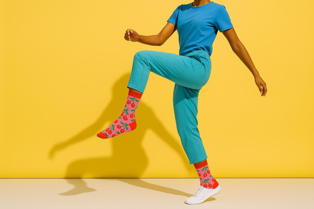 Best Cherry print socks for nurses 2025