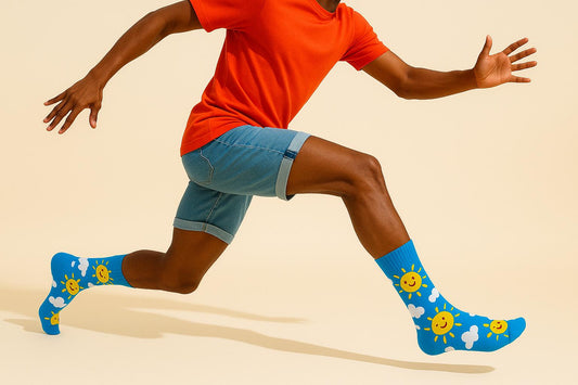 Best Cloud and sun print blue socks for nurses 2025