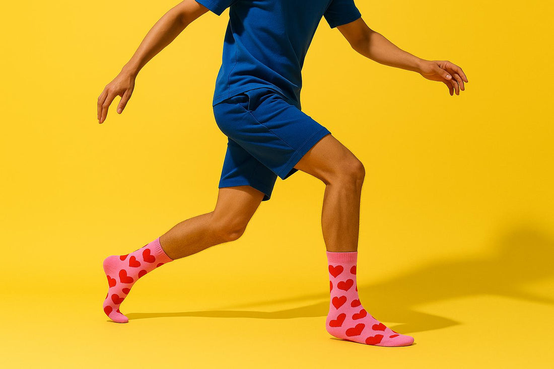 Best Heart print pink socks for gifting 2025