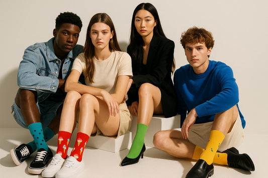 Best Ice cream print red socks for women 2025