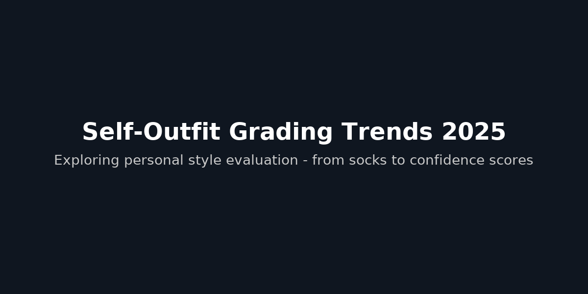 Self-outfit grading trends