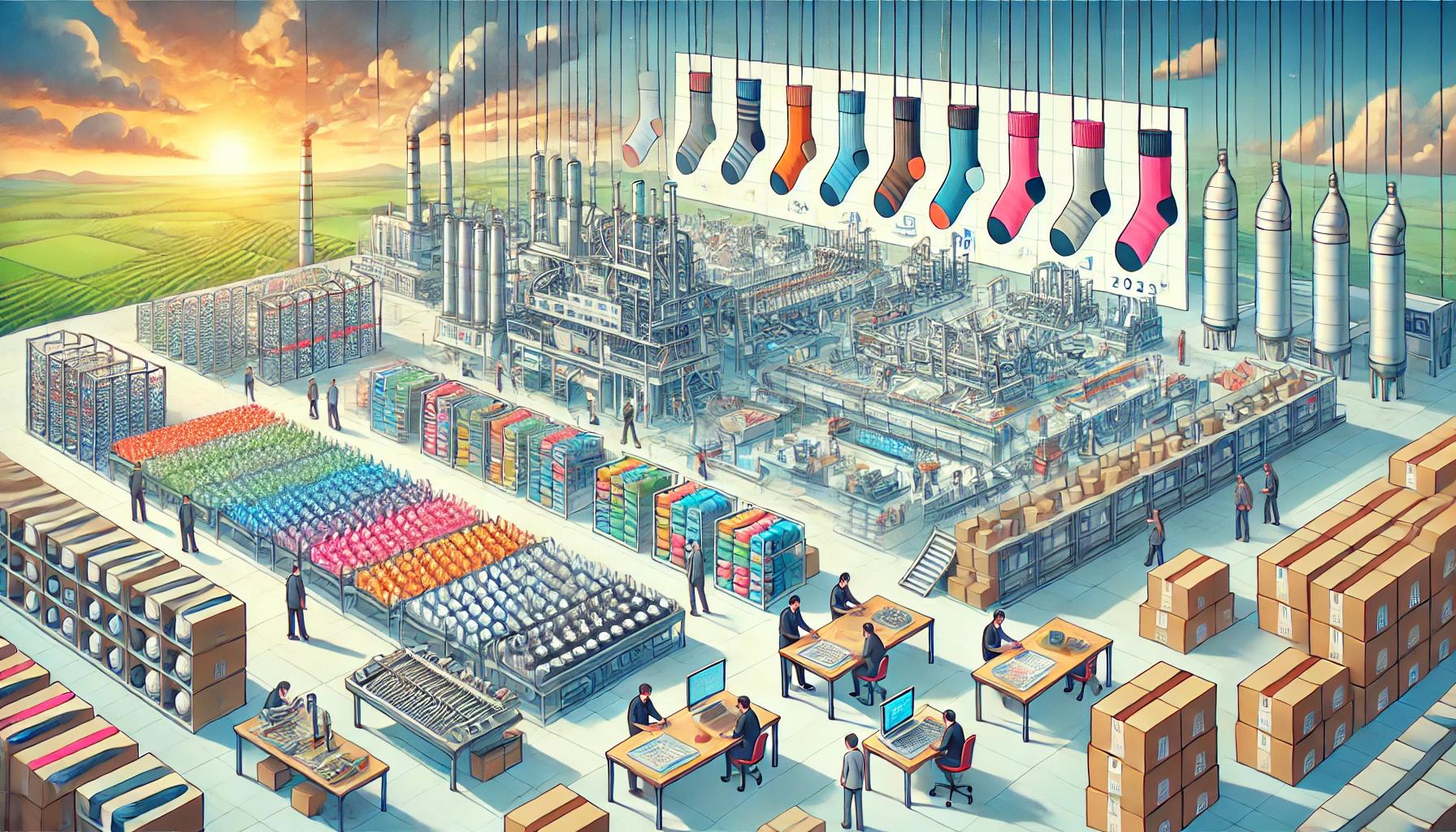 Sock Production Capacity Statistics