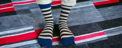 Men's Striped Socks Collection