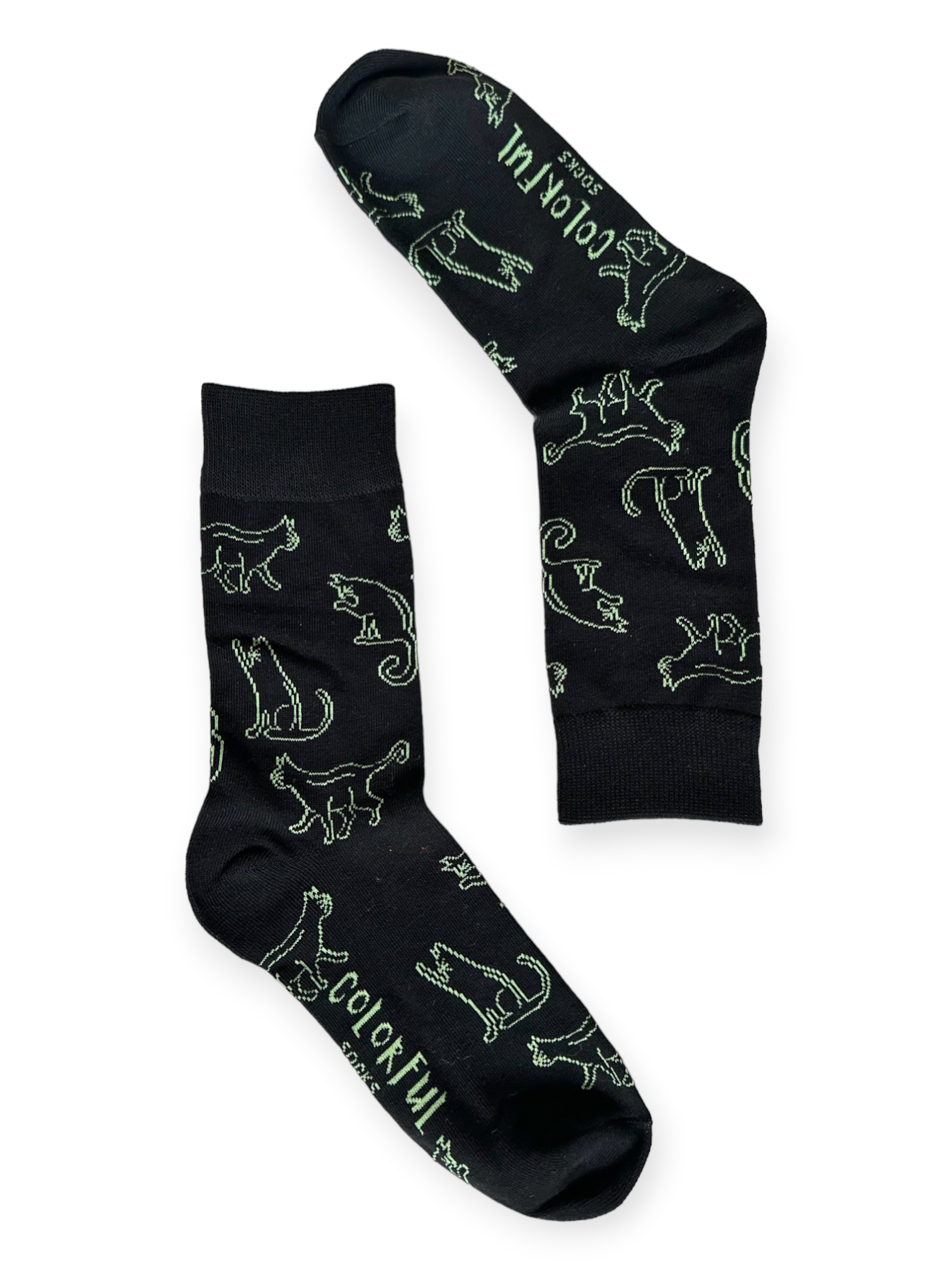 Night Black Pawz Socks