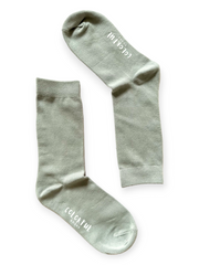 Silver Streak Gray Socks