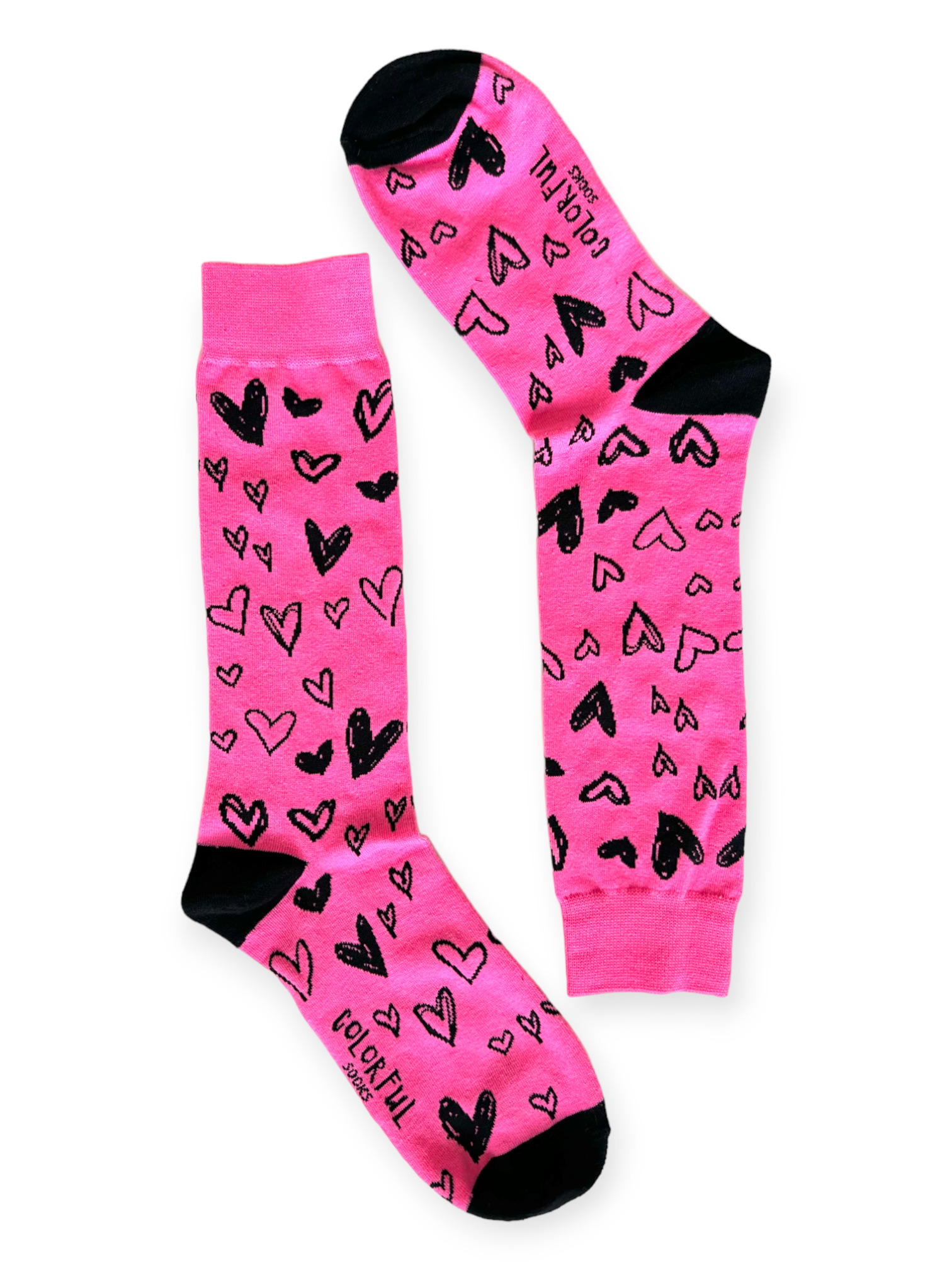 Martini and Hearts Colorful Socks Set of Four