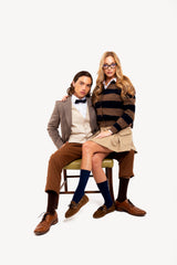 Upper East Side Espresso Socks