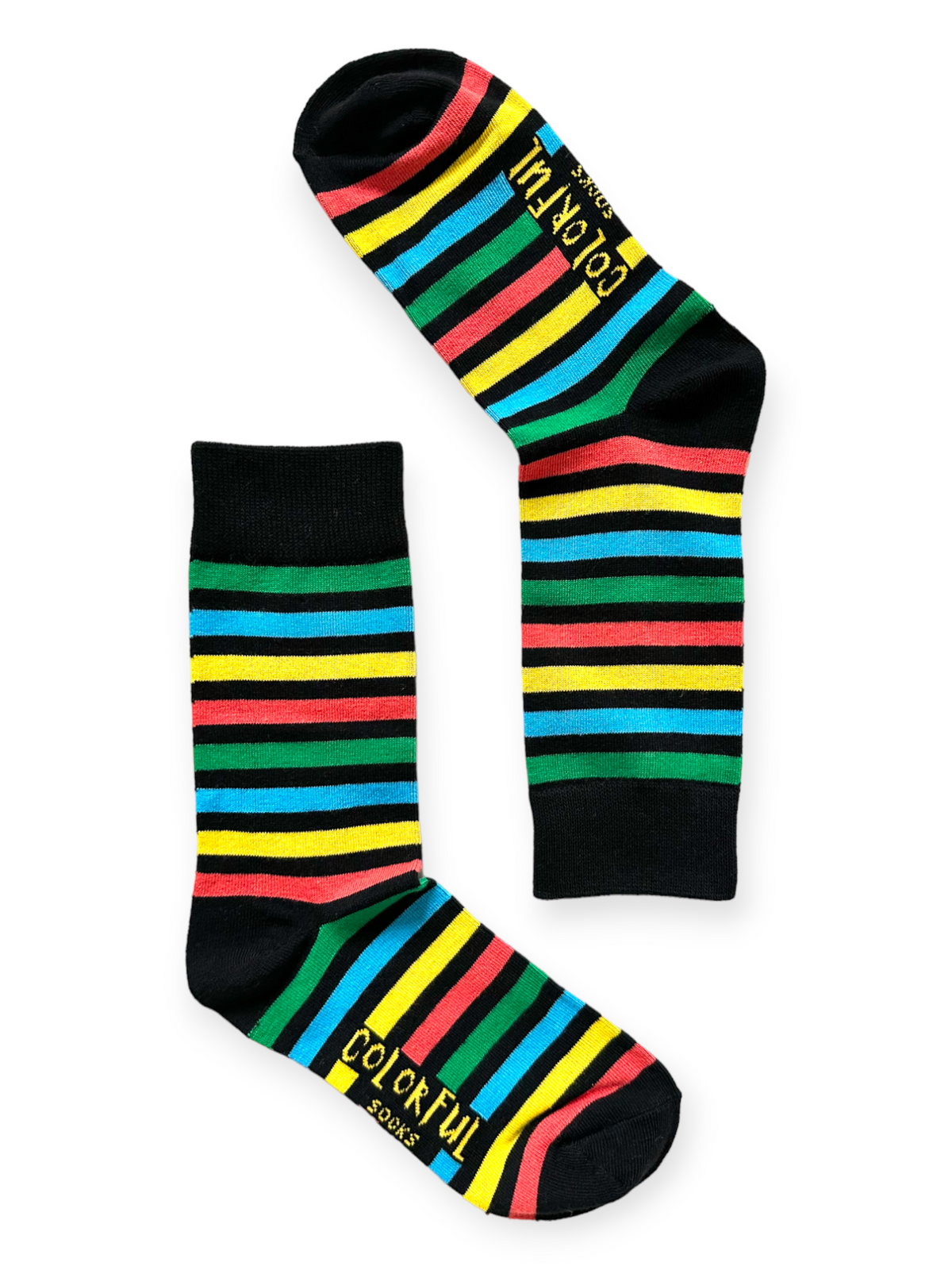 Stripe Socks with Multi Color Stripes
